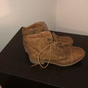 Brown Combat Boots